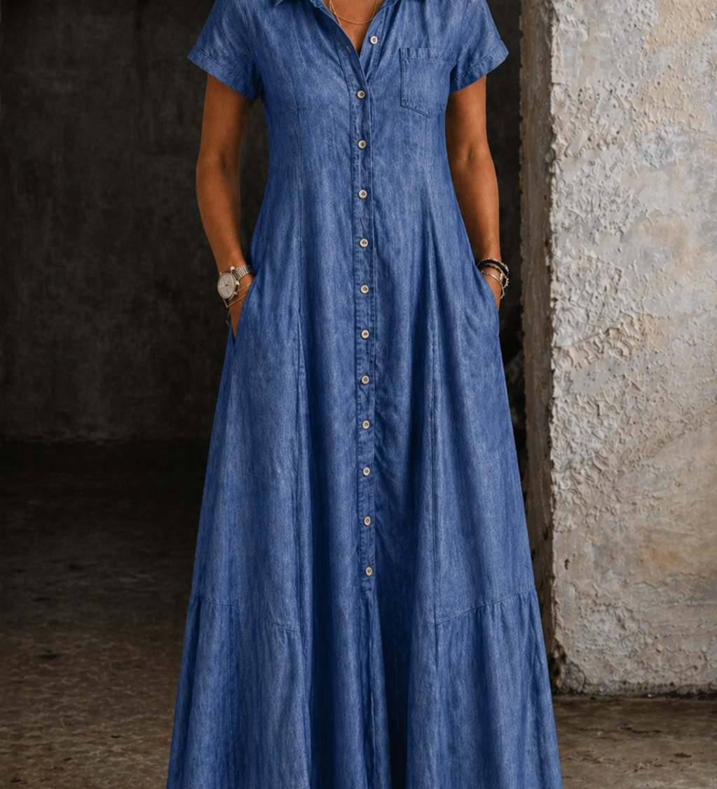 Eimear - Long Denim Dress