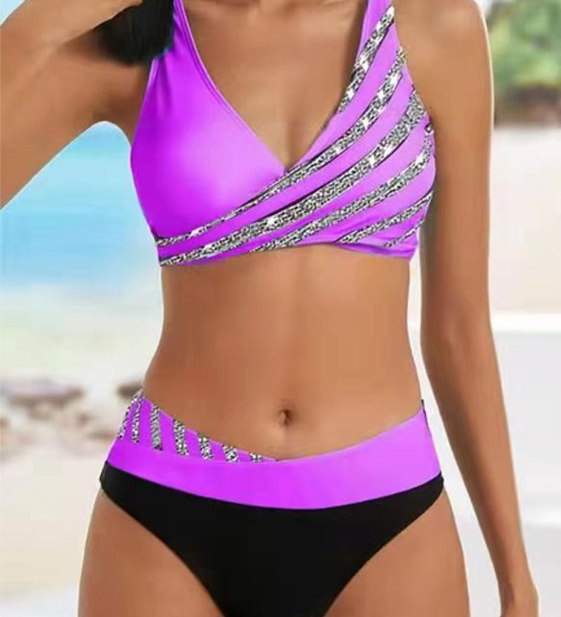 Gráinne - Printed Bikini in Warm Tones