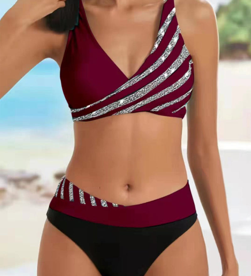 Gráinne - Printed Bikini in Warm Tones