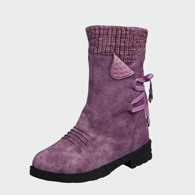 Nuala - Elegant Suede Ankle Boots