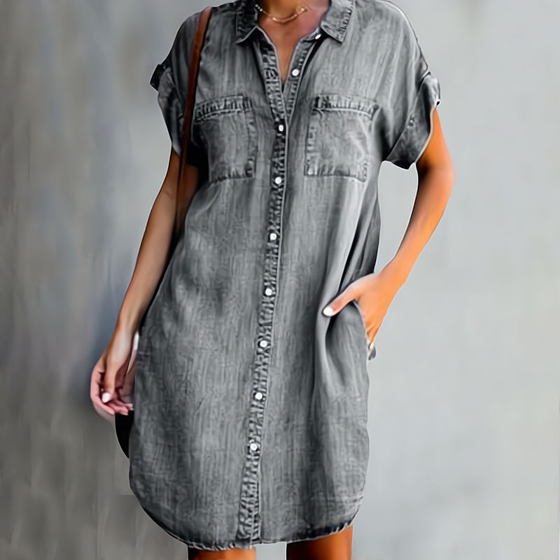 Bronagh - Button-Up Shirt Dress