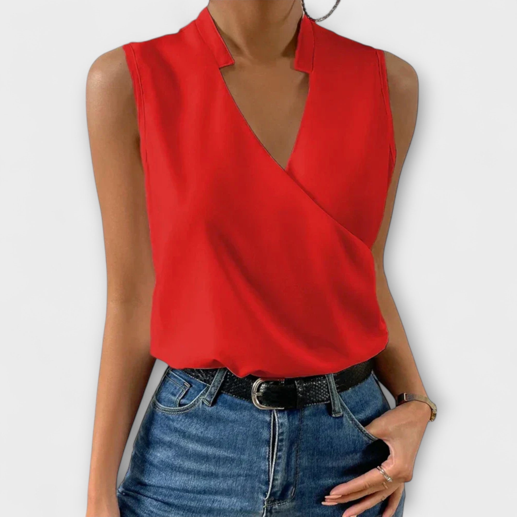 Síofra - Sophisticated V-neck Top