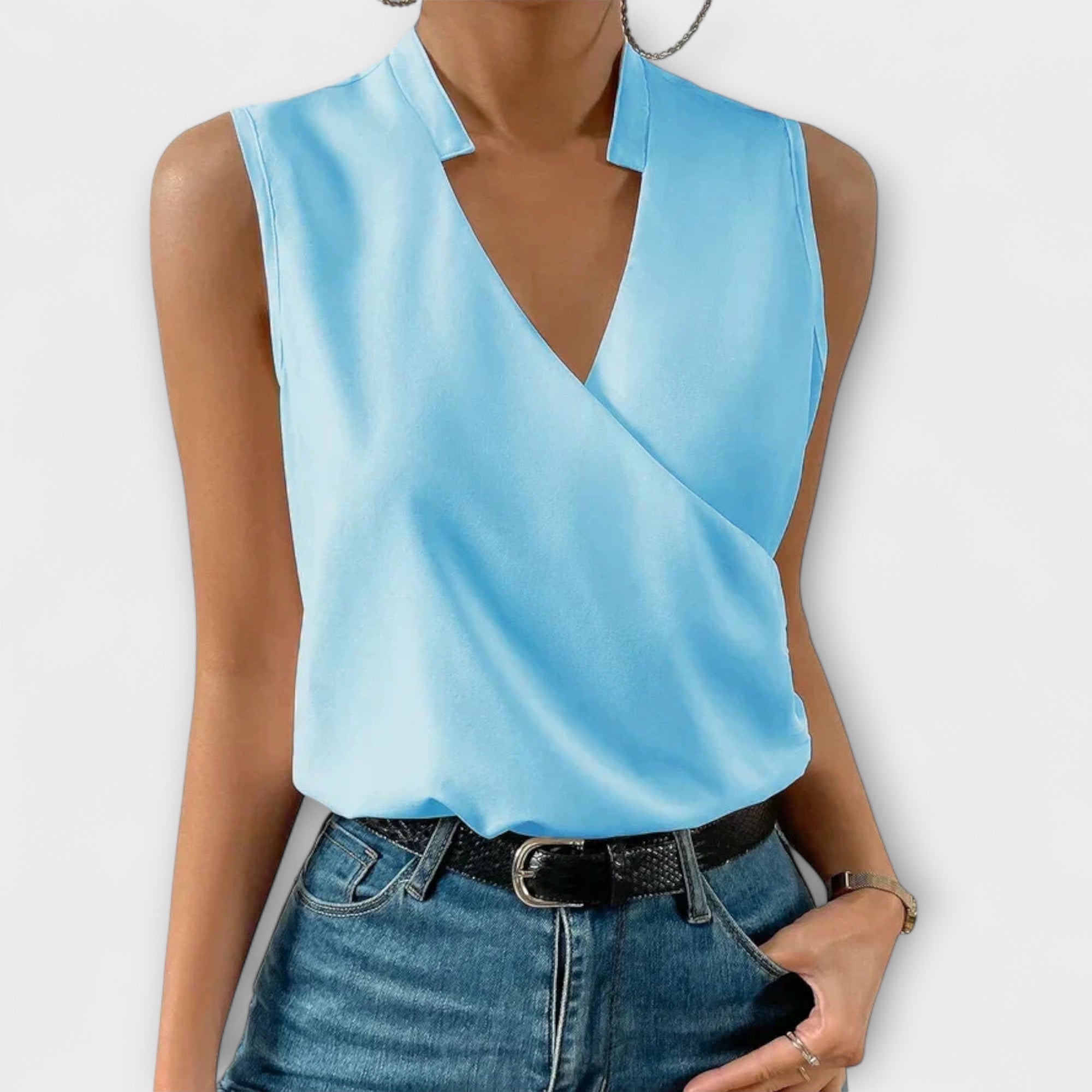Síofra - Sophisticated V-neck Top