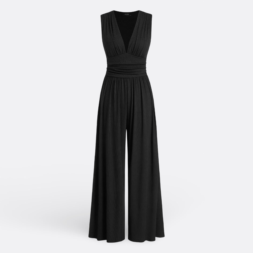 Clíodhna - Chic Sleeveless Jumpsuit with Wide Legs