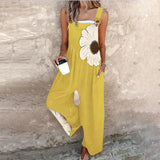 Nessa - Comfortable printed dungarees