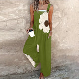 Nessa - Comfortable printed dungarees