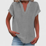 Erin - Comfortable V-Neck Blouse