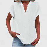 Erin - Comfortable V-Neck Blouse