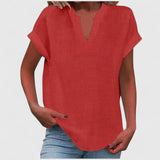Erin - Comfortable V-Neck Blouse