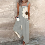 Nessa - Comfortable printed dungarees