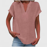 Erin - Comfortable V-Neck Blouse
