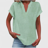 Erin - Comfortable V-Neck Blouse