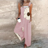 Nessa - Comfortable printed dungarees