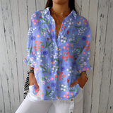 Erin - Lightweight Floral Shirt Garden