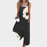 Nessa - Comfortable printed dungarees