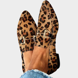 Éabha - Leopard Print Moccasins