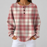 Saoirse - Blush Tartan Top