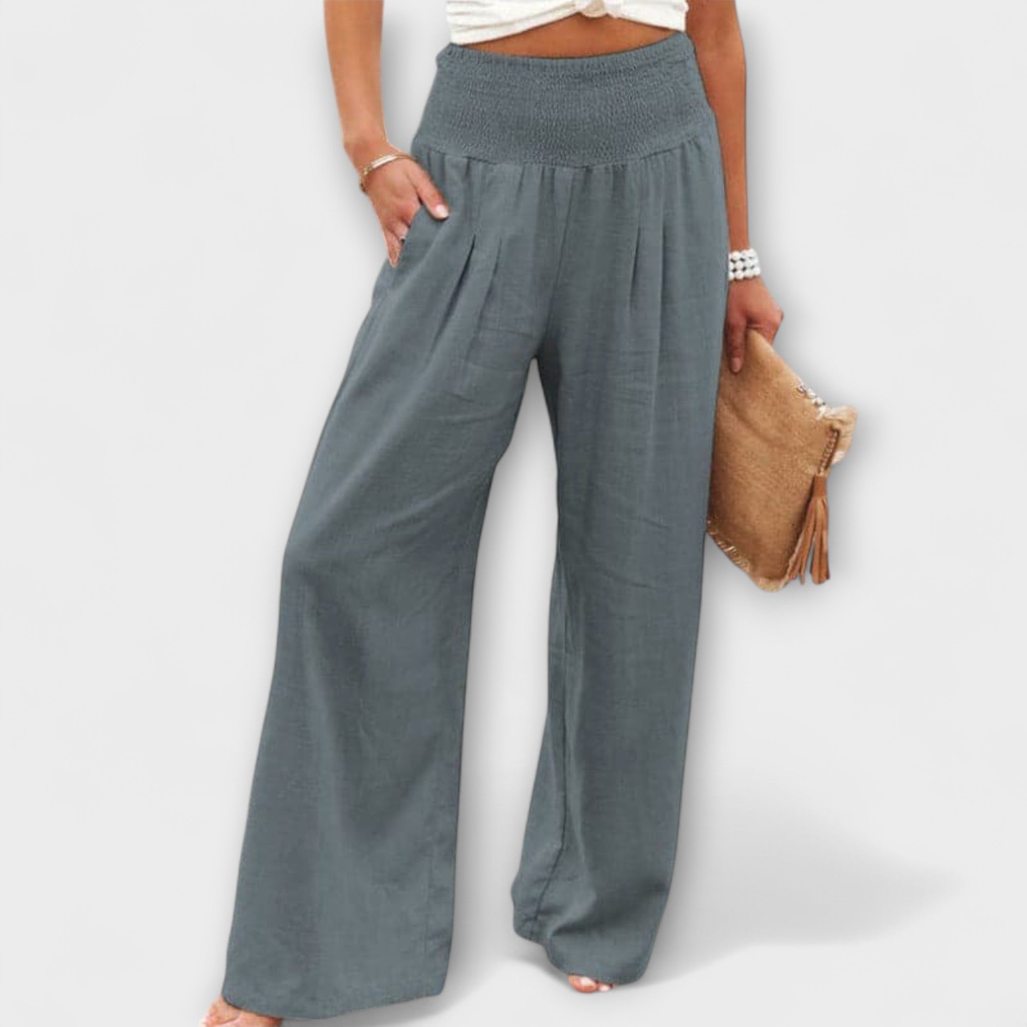 Gráinne - Casual Wide Trousers