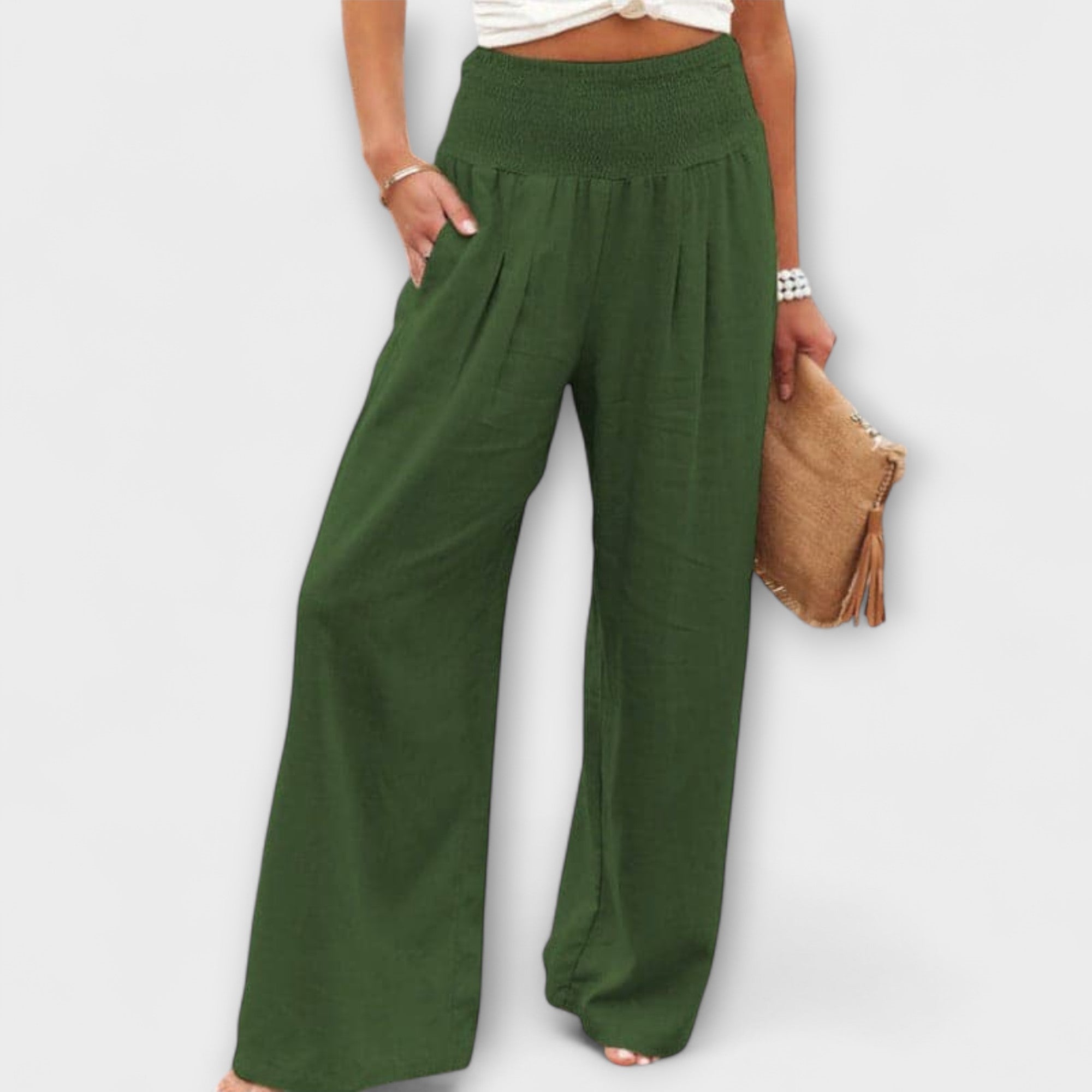 Gráinne - Casual Wide Trousers
