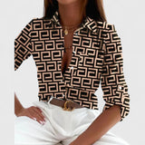 Eimear - Elegant Long Sleeve Blouse