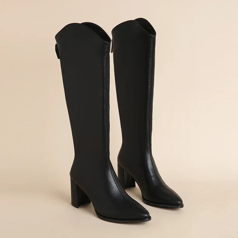 Fódhla - Winter Block Heel Boots