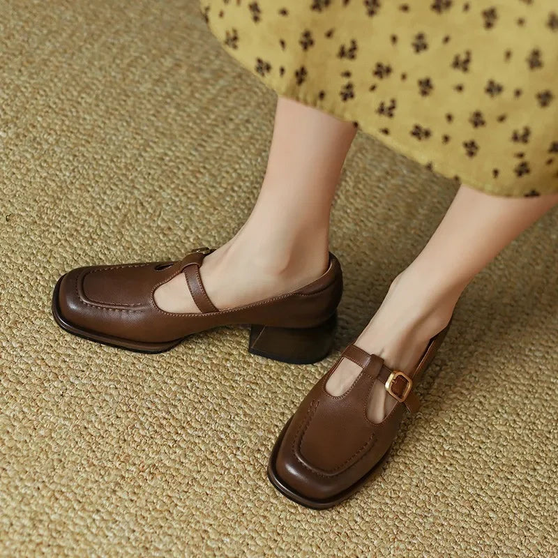 Honora - Vintage-Inspired T-Strap Shoes