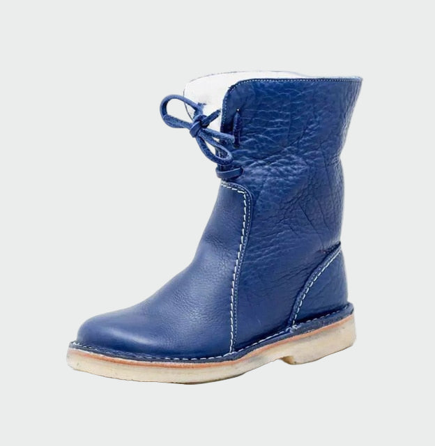 Síle - Waterproof Leather Boots with Wool Lining