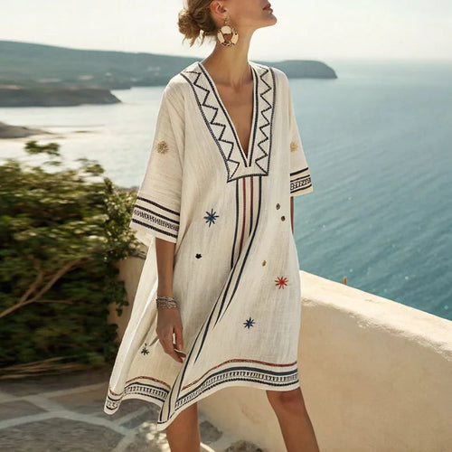 Deirdre - Elegant and Versatile Beach Dress for Summery Days