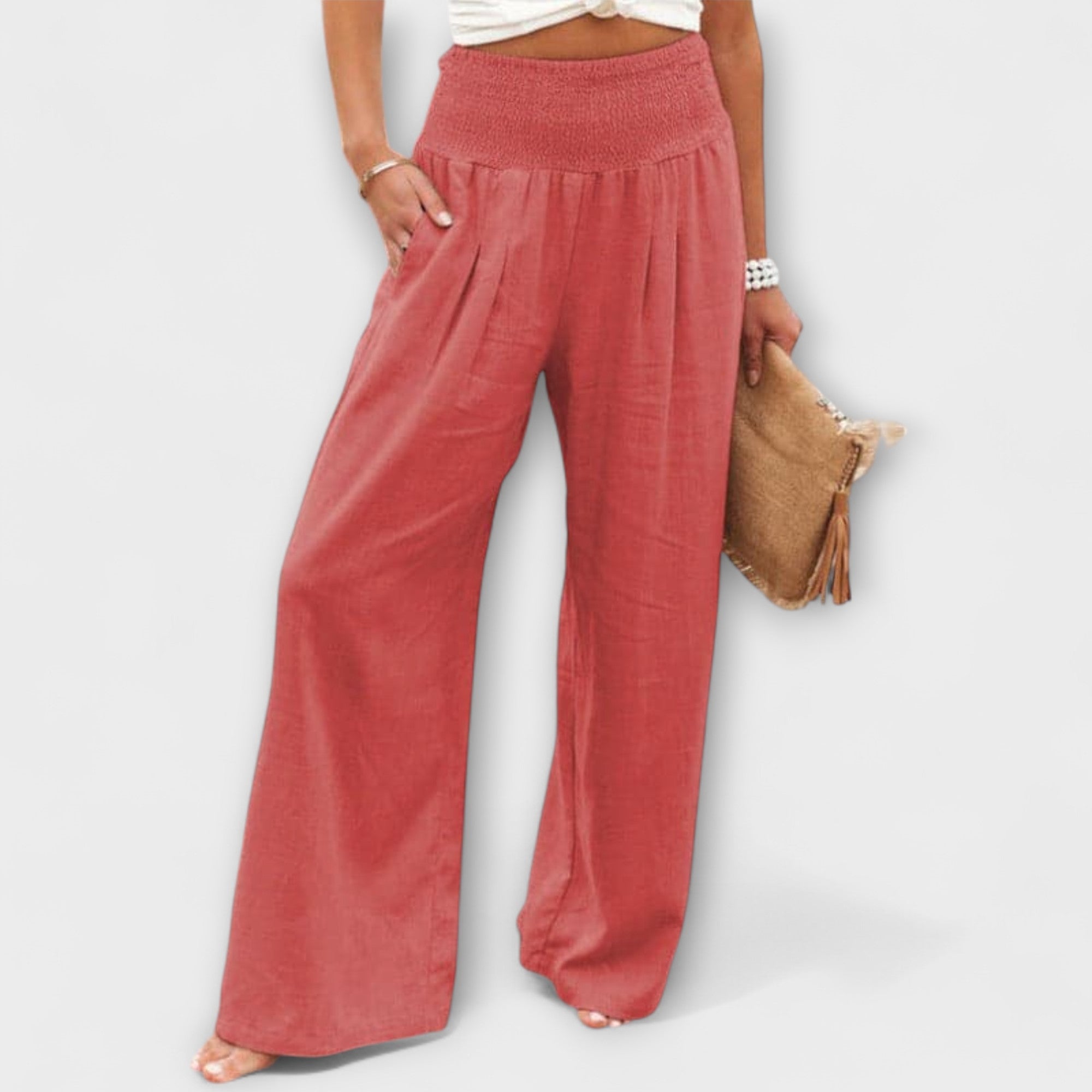 Gráinne - Casual Wide Trousers