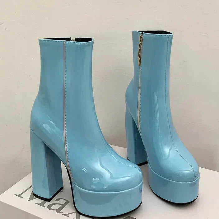 Éabha - Platform High Heel Boots