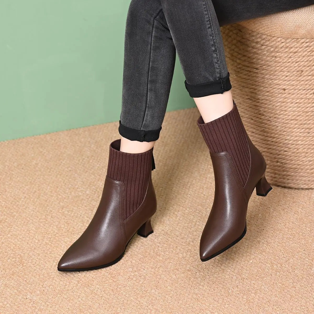 Muirne - Leather Platform Boots