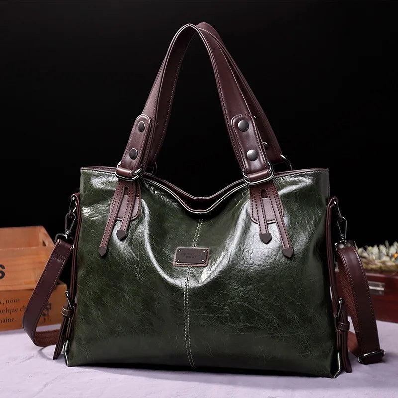 Gráinne - Refined Soft Leather Tote Bag