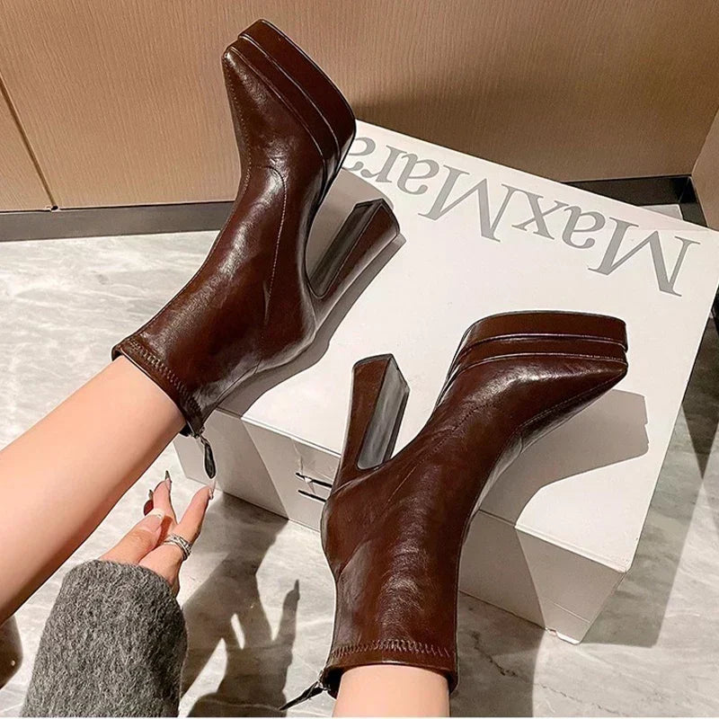 Síle - High Heel Chelsea Boots