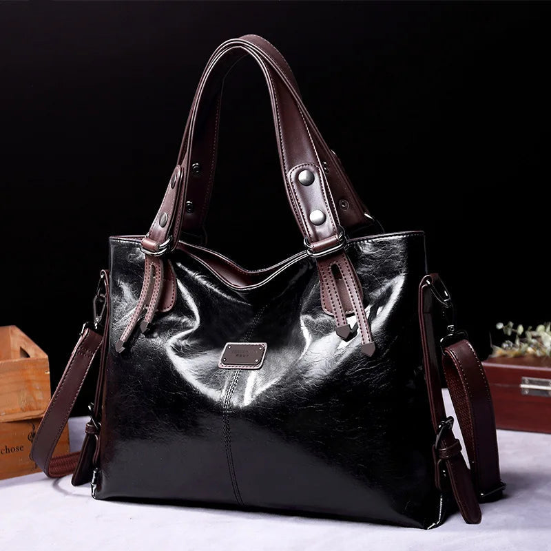 Gráinne - Refined Soft Leather Tote Bag