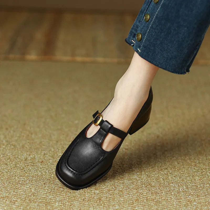 Honora - Vintage-Inspired T-Strap Shoes