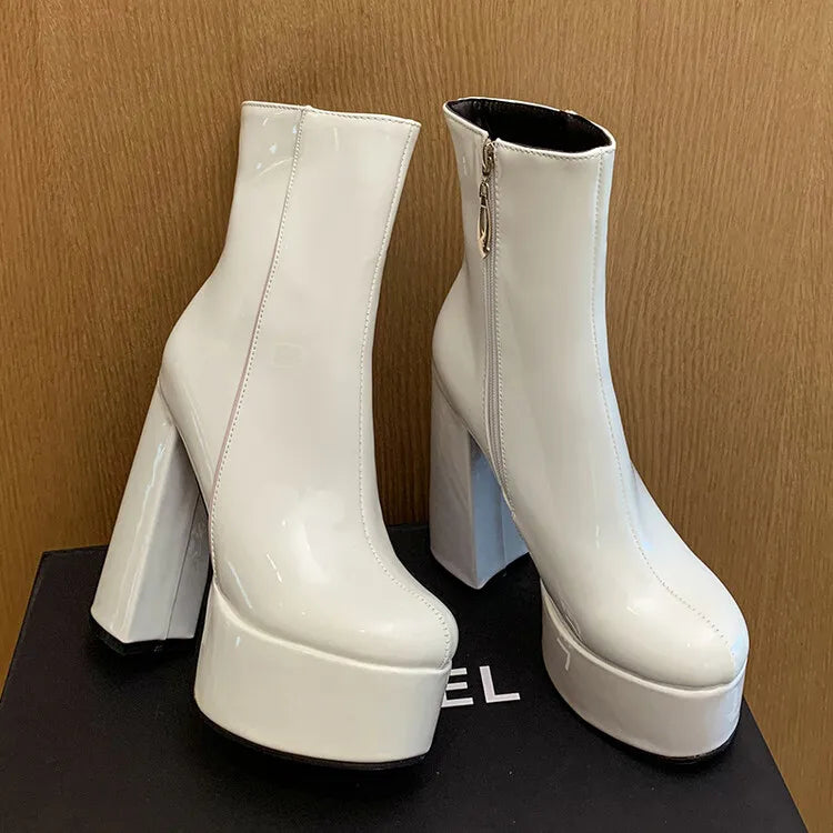 Éabha - Platform High Heel Boots