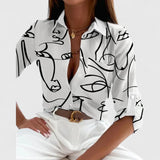 Eimear - Elegant Long Sleeve Blouse