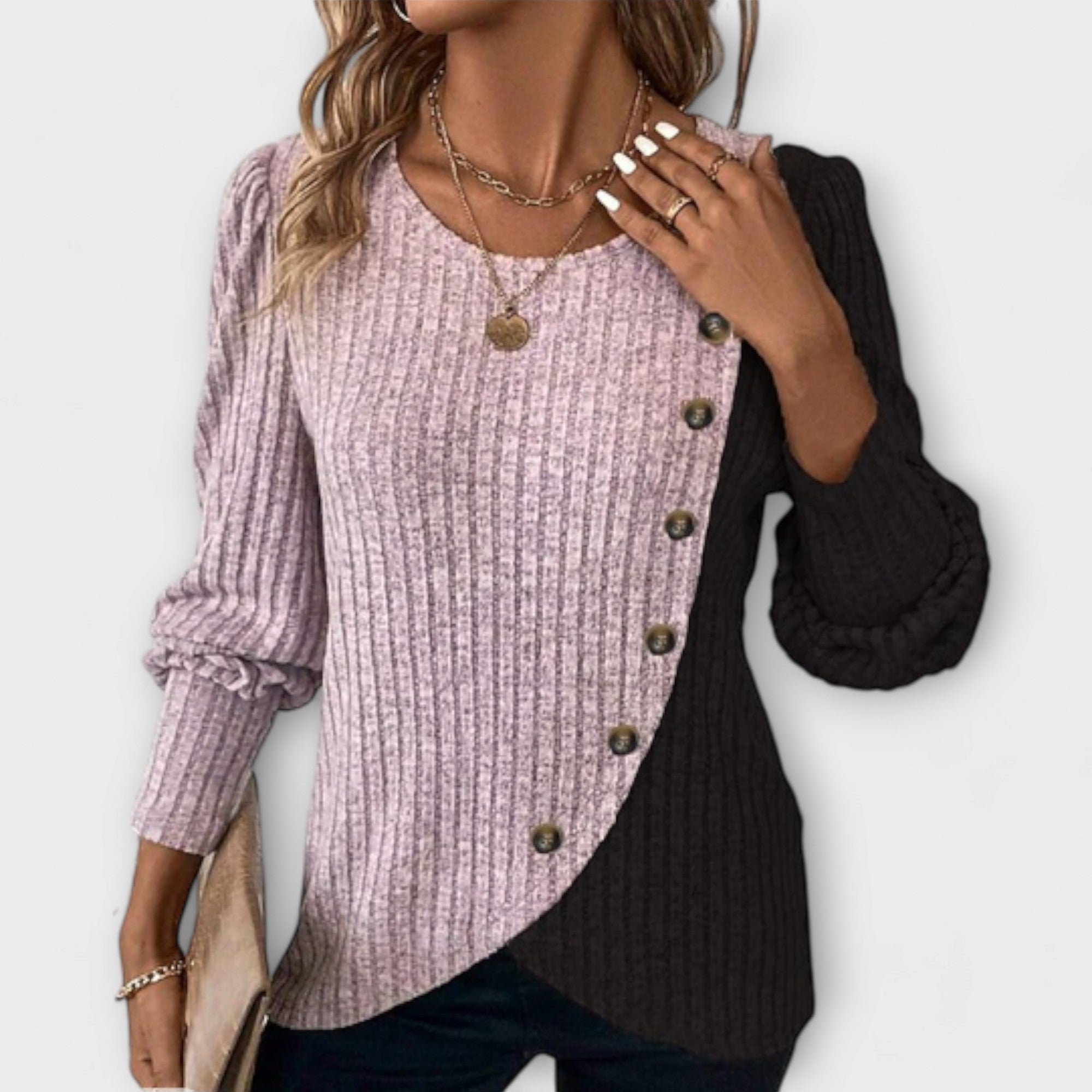 Keeva - Elegant Knitted Blouse