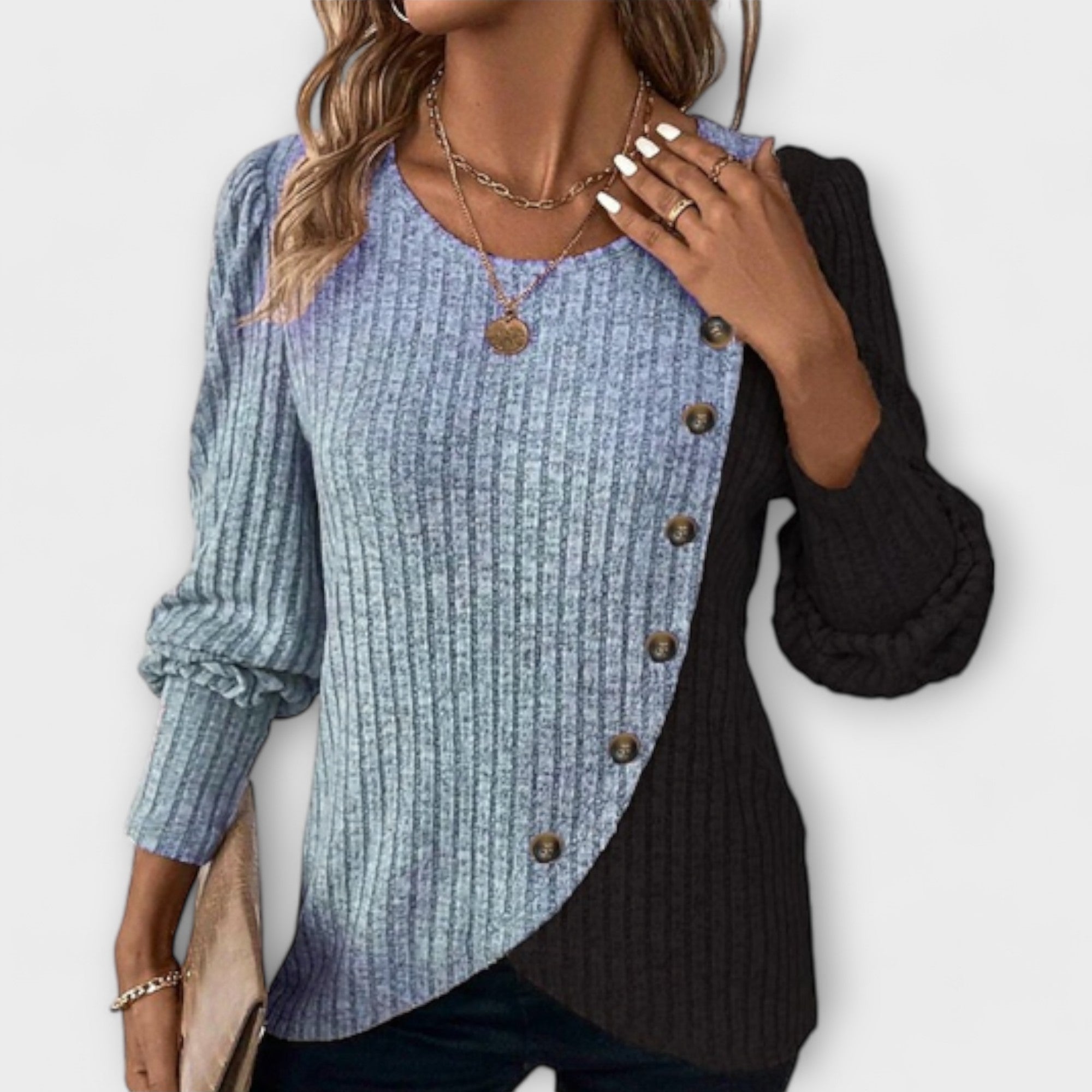 Keeva - Elegant Knitted Blouse