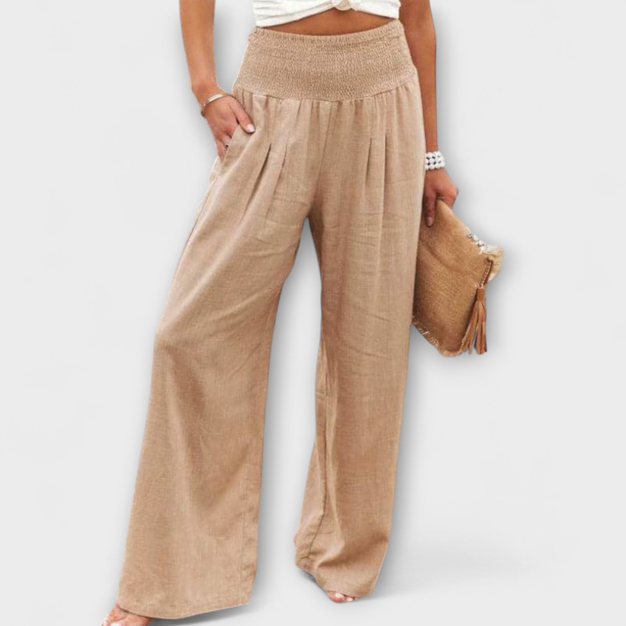 Gráinne - Casual Wide Trousers