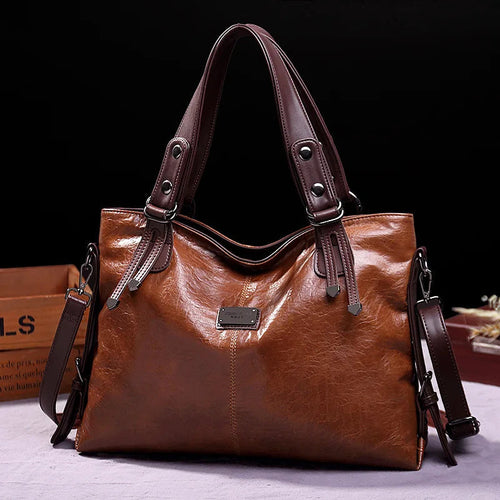 Gráinne - Refined Soft Leather Tote Bag