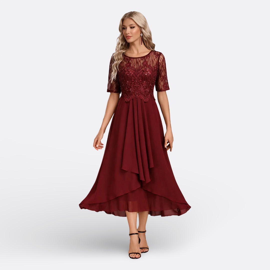 Ríoghnach - Dress with Short Sleeves