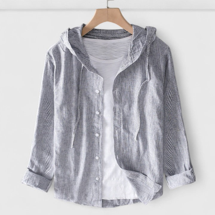 Éabha - Elegant Hooded Blouse