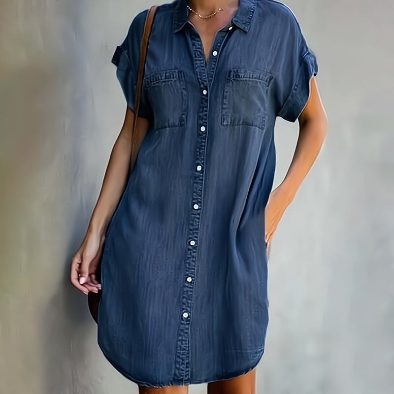 Bronagh - Button-Up Shirt Dress