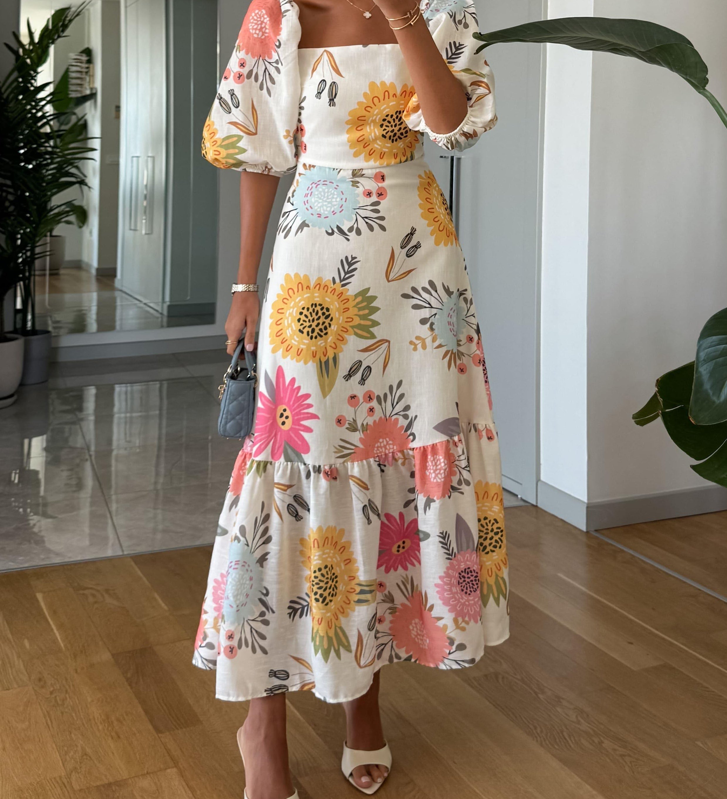 Keeva - Floral Midi Dress