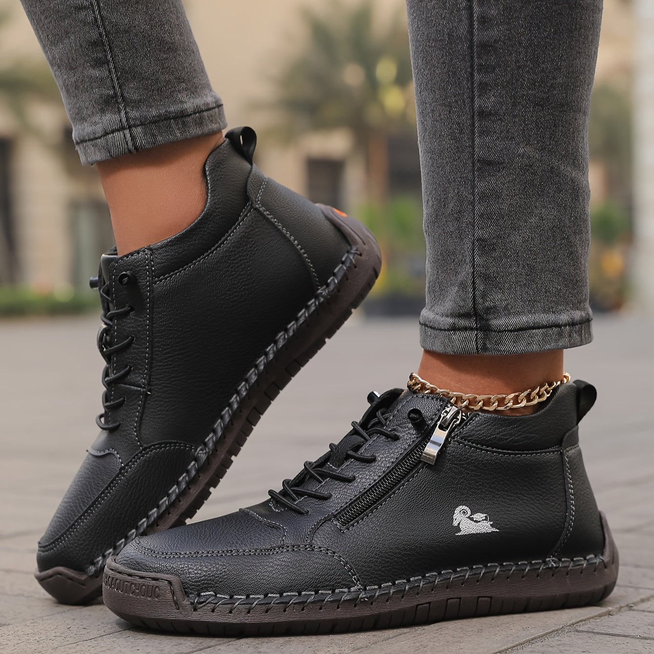 Eimear - Zip-Up Orthopedic Shoes