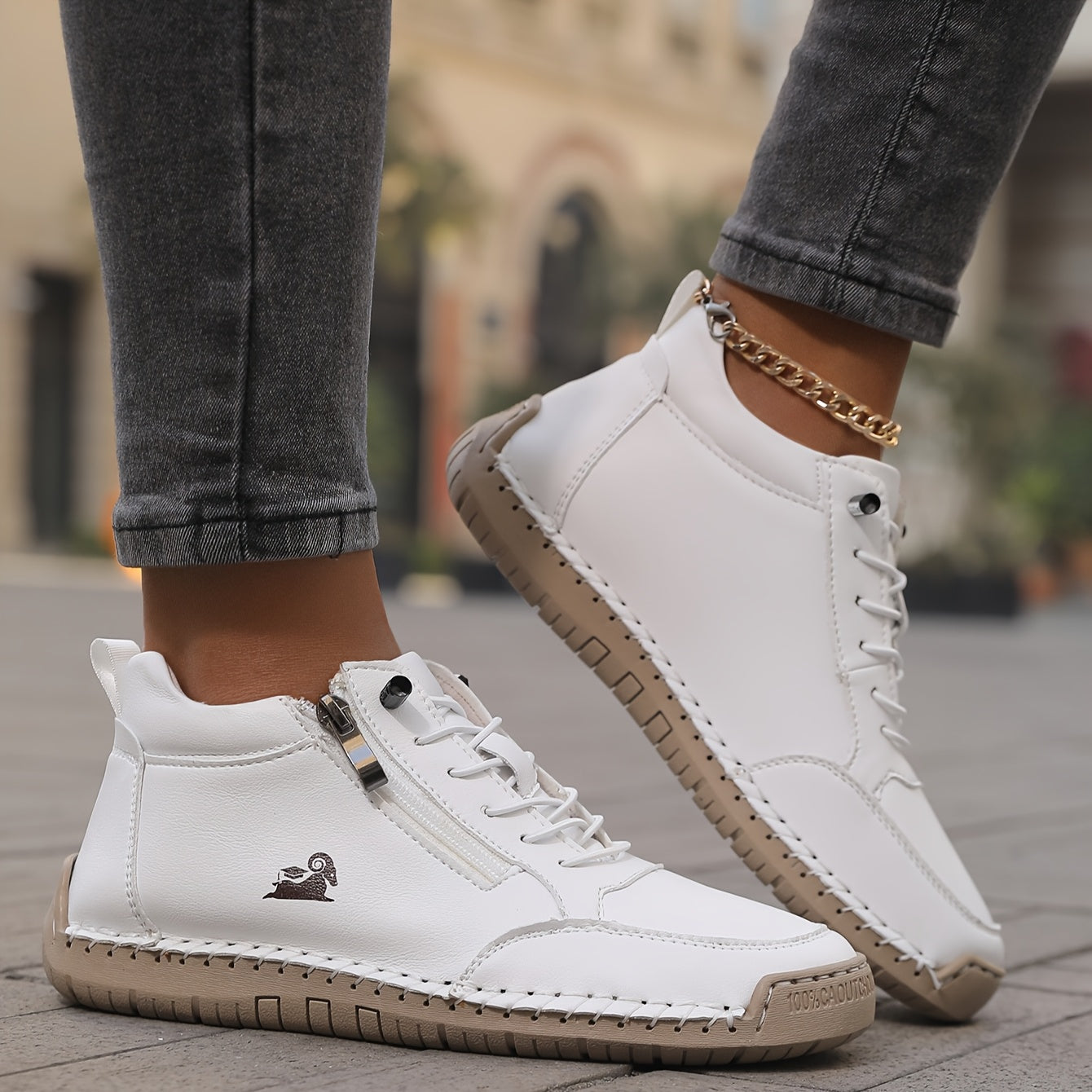 Eimear - Zip-Up Orthopedic Shoes