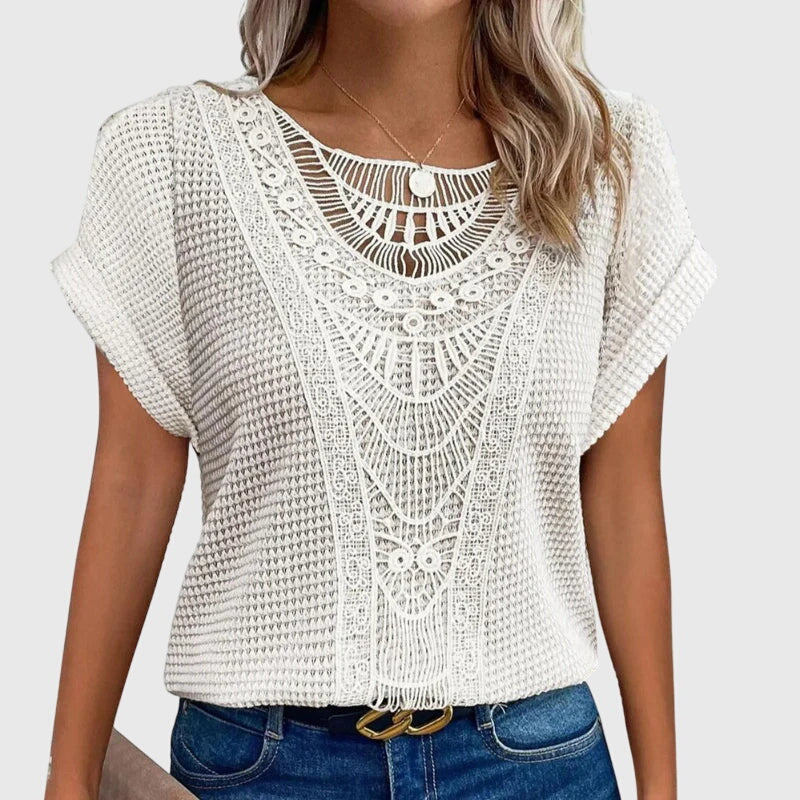 Áine - Elegant Ibiza Style Blouse