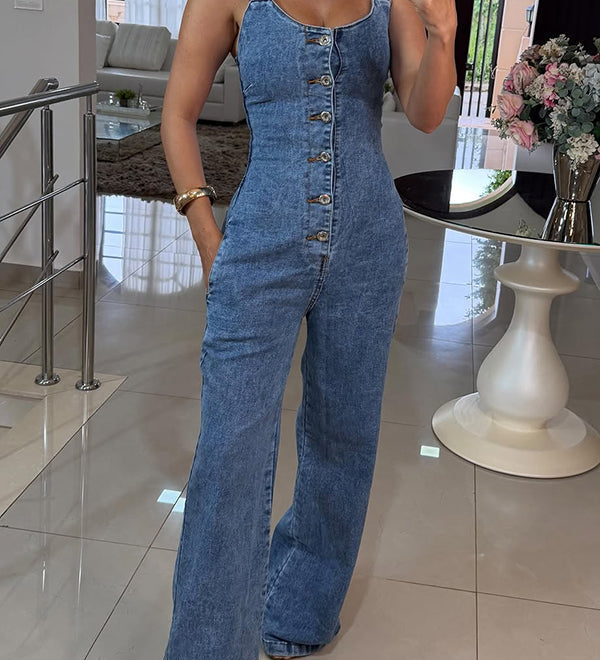 Síle - Denim Jumpsuit