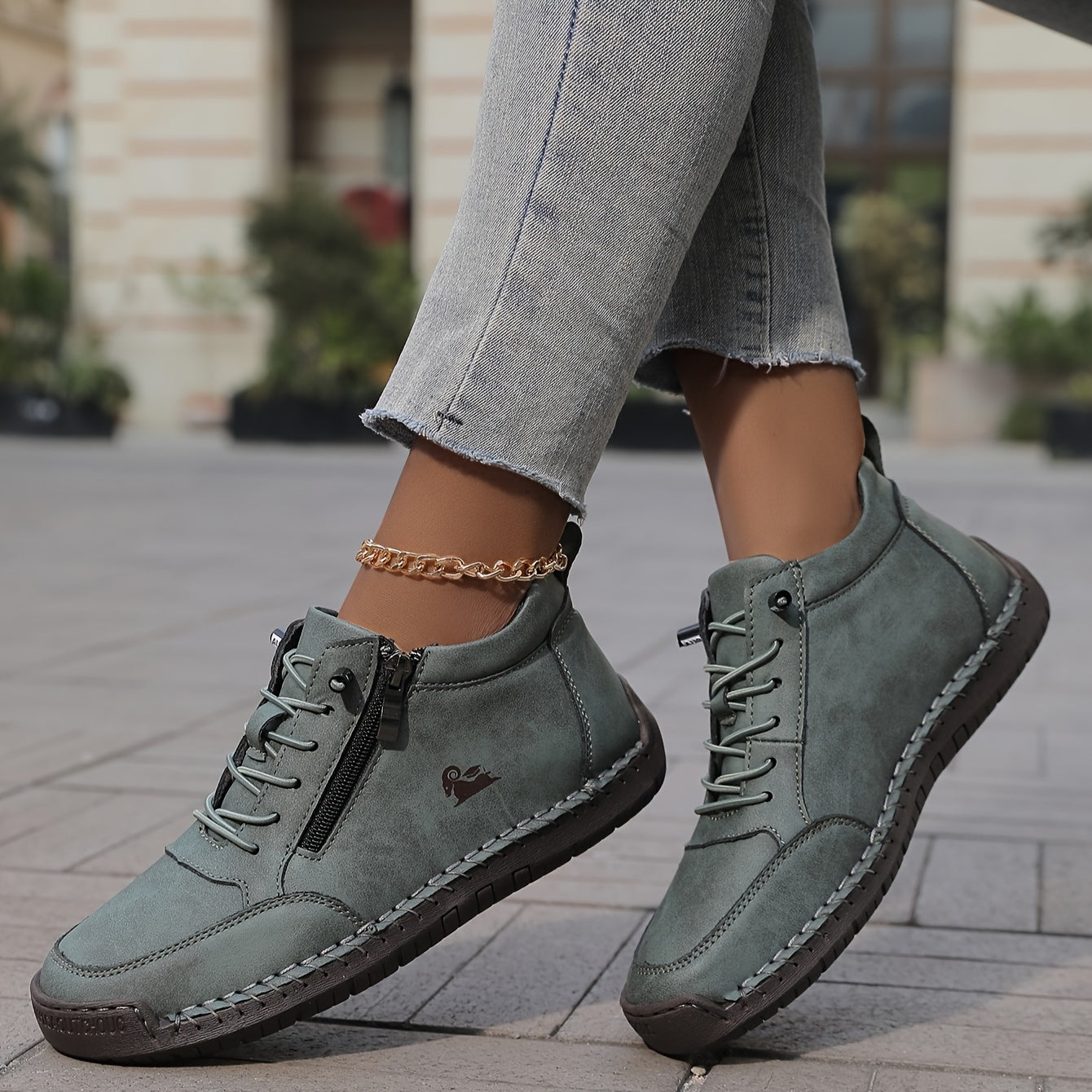 Eimear - Zip-Up Orthopedic Shoes